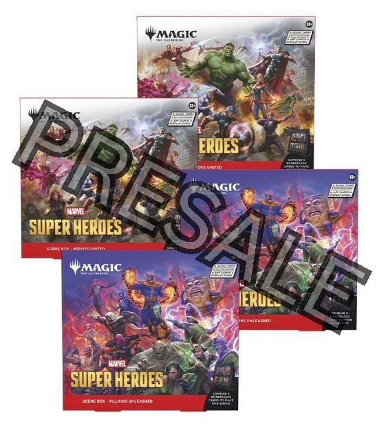 PRESALE MTG Marvel Super Heroes Scene Box