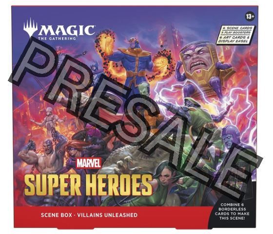 PRESALE MTG Marvel Super Heroes Scene Box, Version: Villains Unleashed
