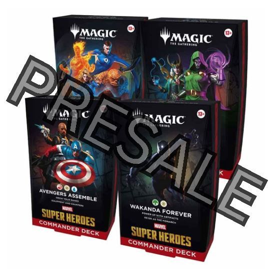 PRESALE MTG Marvel Super Heroes Commander Deck