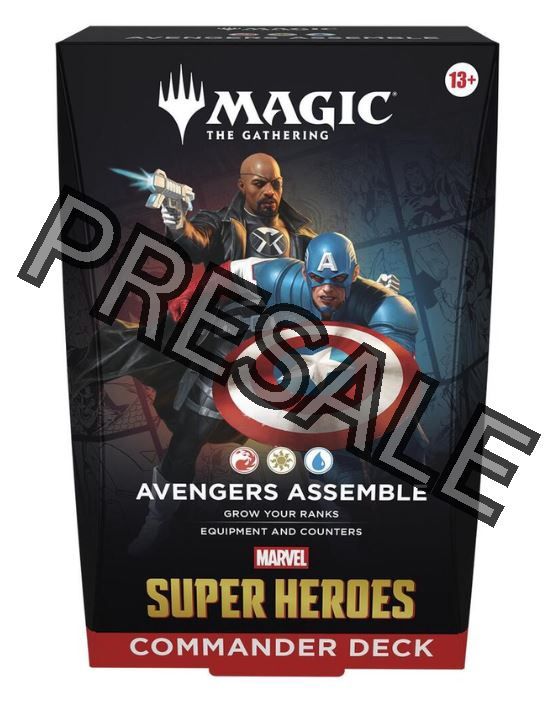 PRESALE MTG Marvel Super Heroes Commander Deck, Version: Avengers Assemble (RWU)
