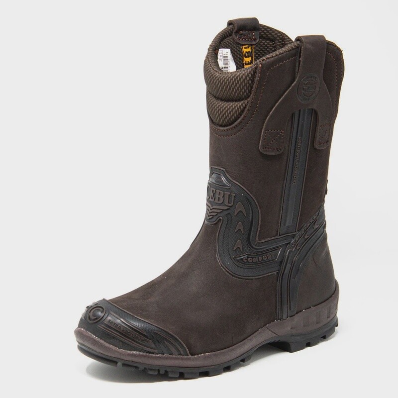 MEN'S WP CAFE SOFT TOE 10" PULL ON WORK BOOTS