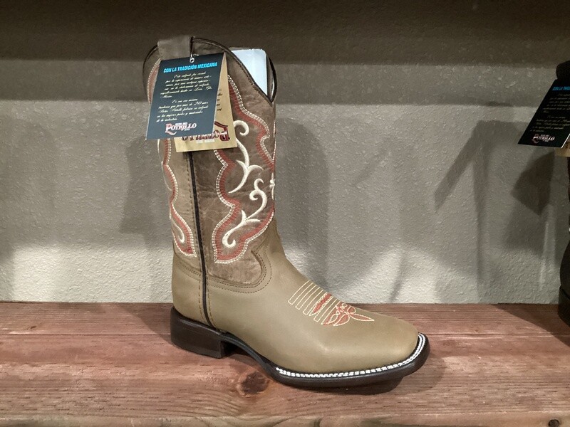 WOMEN'S POTRILLO 421 BORDADO BULLDOG BOOTS