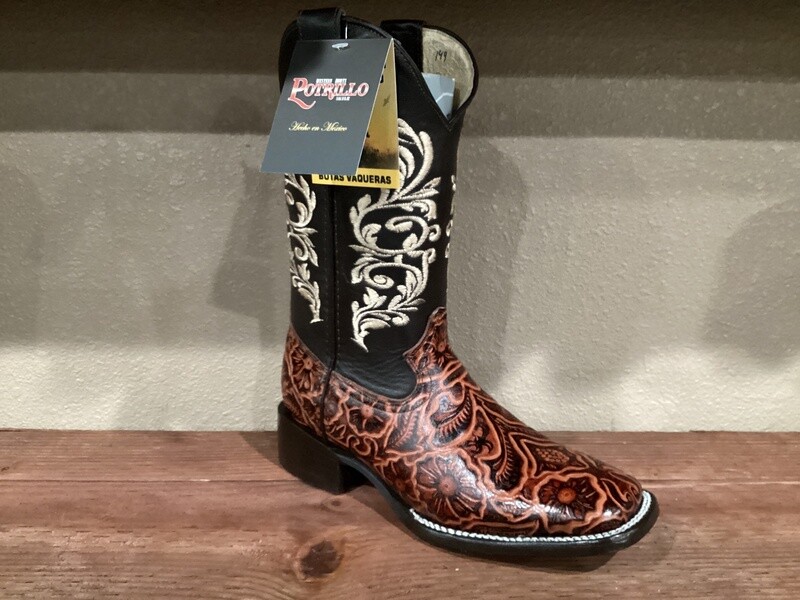 WOMEN'S POTRILLO 408 IMITACION CINCELADA BULLDOG BOOTS