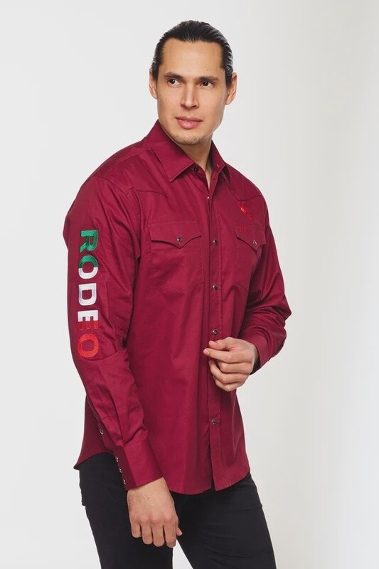 PS550L-EMB / BURGANDY/MEX