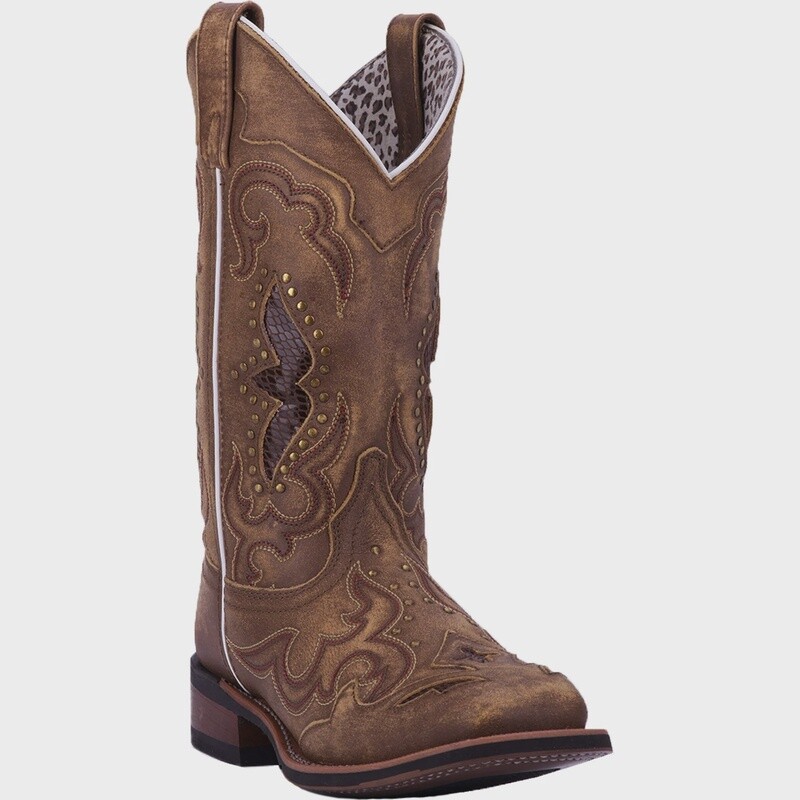 WOMEN'S LAREDO 5661 SPELLBOUND LEATHER BOOT TAN