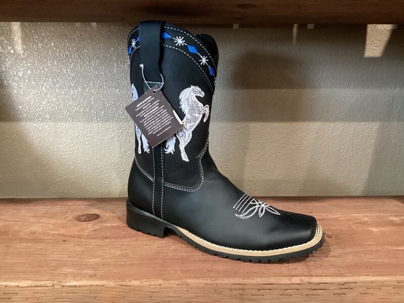 KID'S WHITE DIAMONDS BOOTS 389-18 RODEO