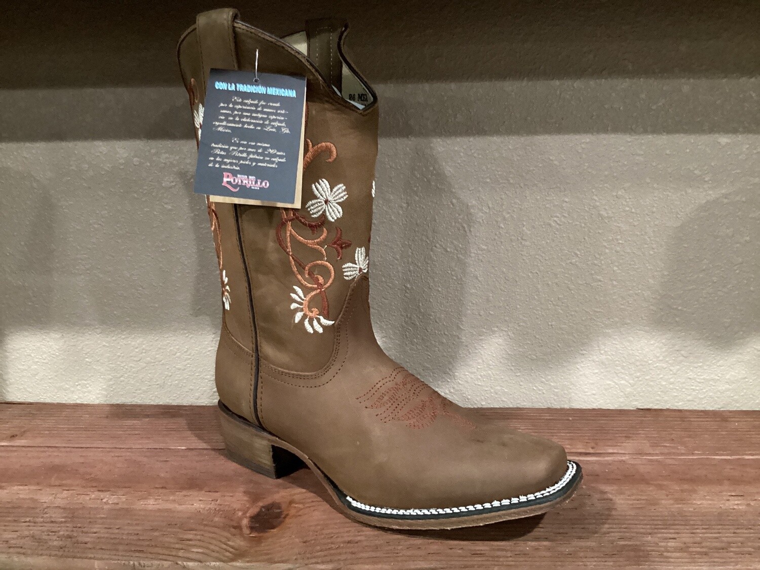 WOMEN'S POTRILLO 405 FLORES CUDRADA BOOTS