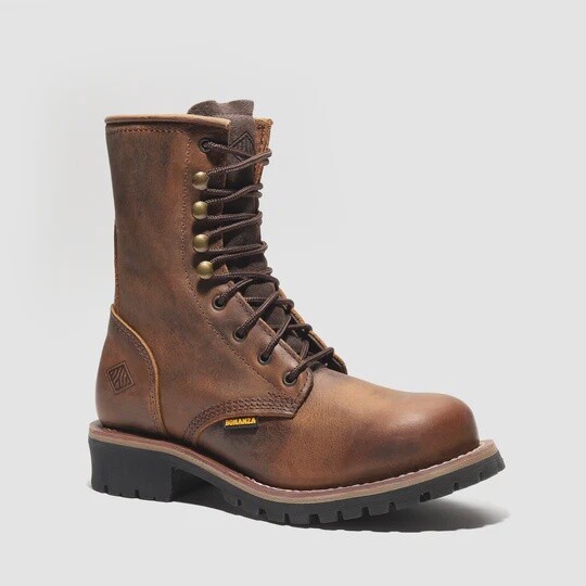 MEN’S BONANZA BA901 SIERRA 9" BROWN, Colour: BROWN, Size: 5