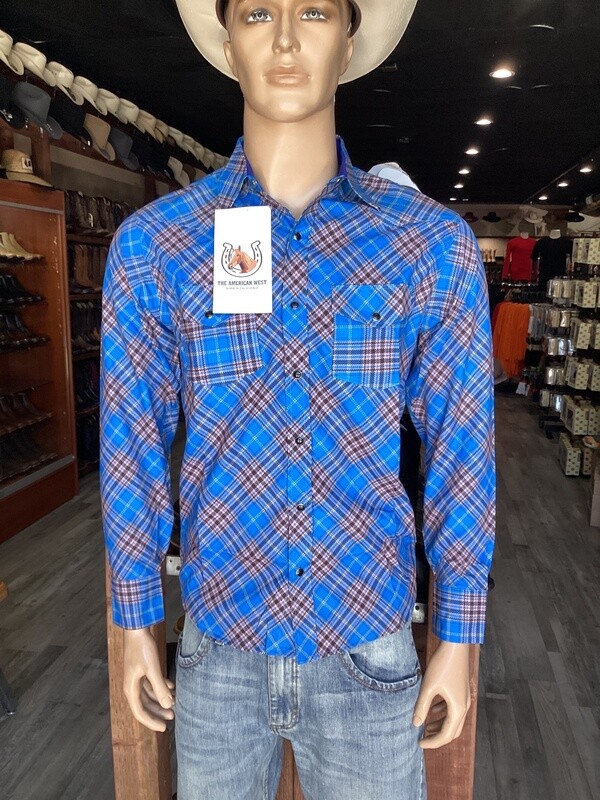 MEN’S AMERICAN WEST PRINTED SHIRT STYLE NO: WESTERN 32