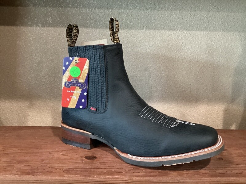 MEN'S BESSERO 6209 RODEO RHINO BLACK SUELA HULE