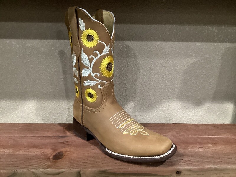WOMEN'S POTRILLO RODEO GIRASOLES BOOTS