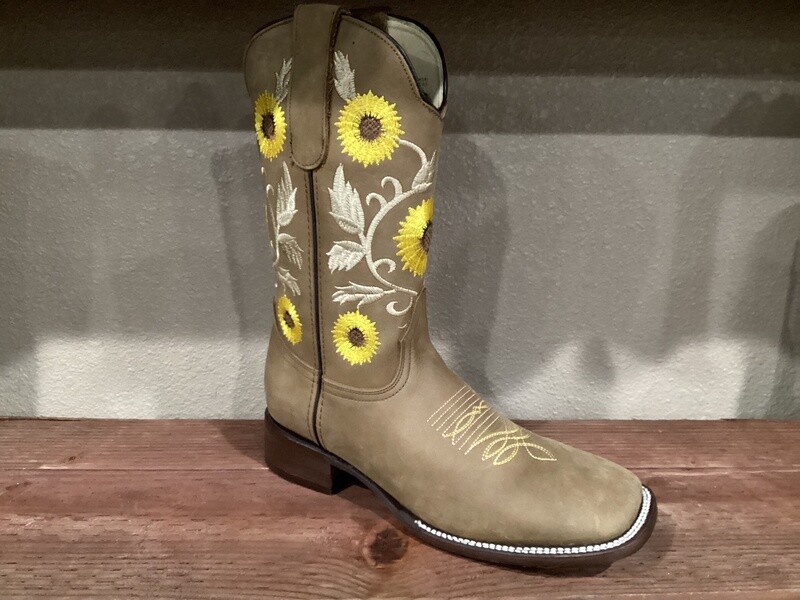 WOMEN'S POTRILLO 409 & 411 GIRASOLES BULLDOG BOOTS