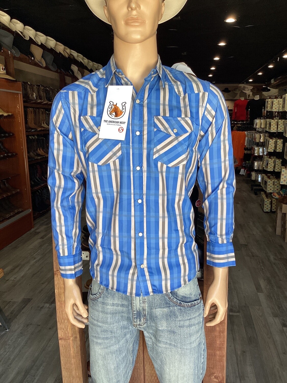 MEN’S AMERICAN WEST PRINTED SHIRT STYLE NO: 60