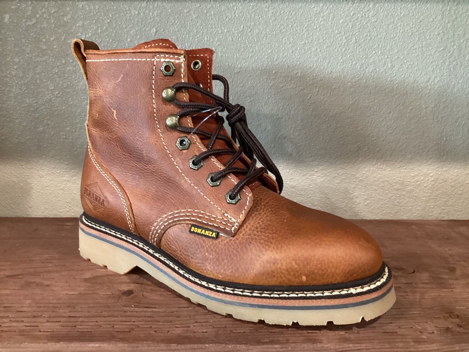 MEN’S BONANZA BA619, Colour: LIGHT BROWN, Size: 6