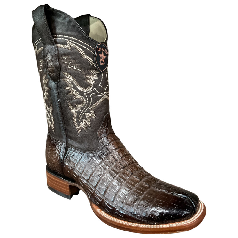 MEN’S LOS ALTOS BOOTS 8220116 WIDE SQUARE TOE CAIMAN TAIL