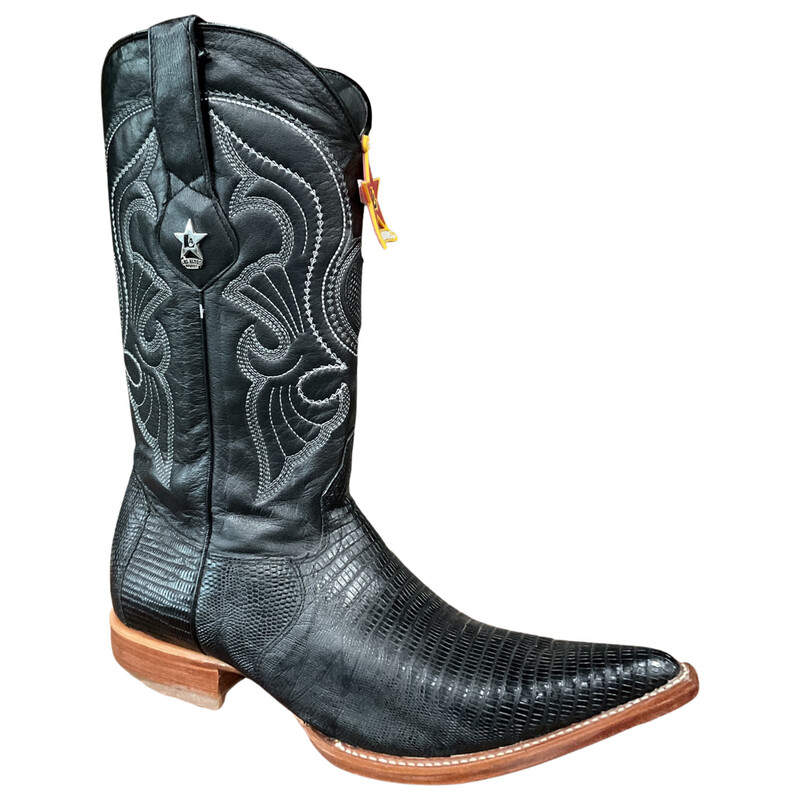 MEN’S LOS ALTOS BOOTS 1950705-EE 3X TOE LIZARD TEJU