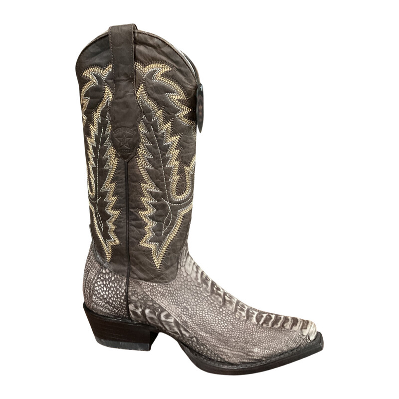 WOMEN’S LOS ALTOS BOOTS 1340535-M SQUARE TOE OSTRICH LEG