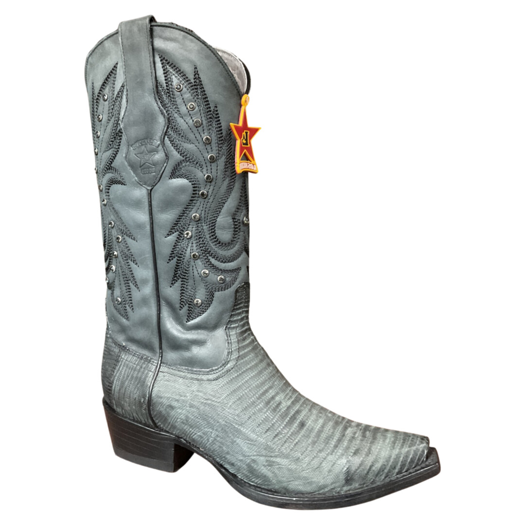 WOMEN’S LOS ALTOS 1340774-M SQUARE TOE SANDED LIZARD TEJU