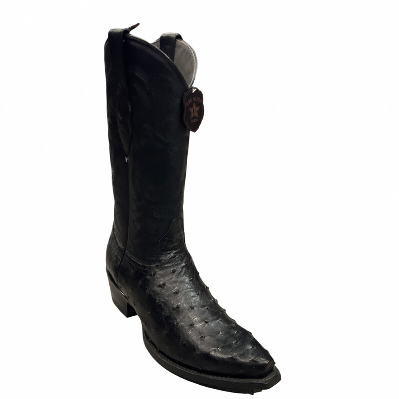 MEN’S LOS ALTOS BOOTS 1940305-EE SNIP-TOE OSTRICH