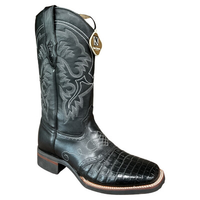 MEN’S LOS ALTOS BOOTS 48238205-EE WIDE SQUARE TOE CAIMAN BELLY