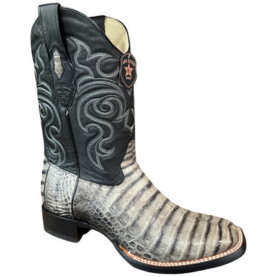 MEN’S LOS ALTOS BOOTS 8228233 WIDE SQUARE TOE CAIMAN BELLY