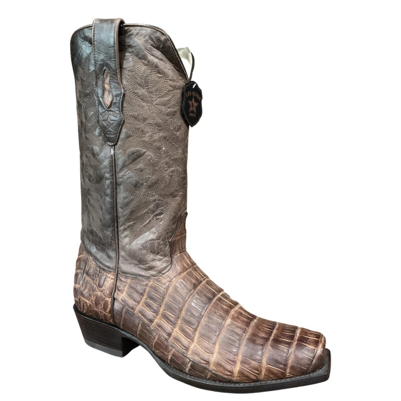 MEN’S LOS ALTOS BOOTS 158G8207-D TOE: 7 XS  CAIMAN BELLY GRASSO