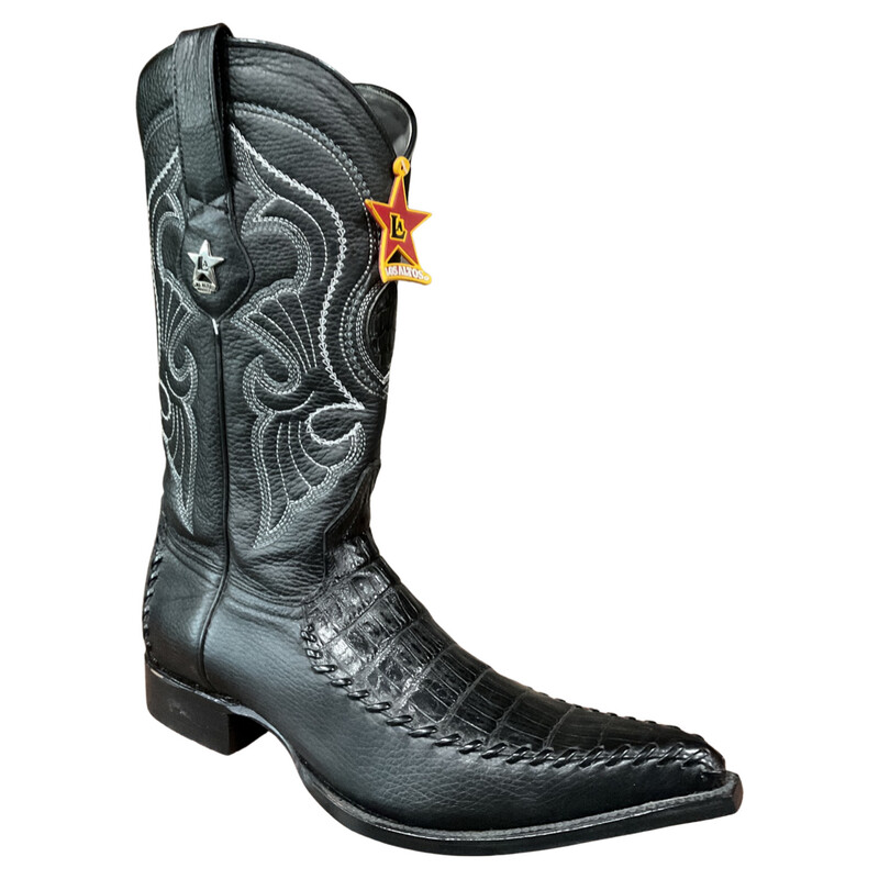 MEN’S LOS ALTOS BOOTS 195T8205-EE XXX TOE CAIMAN BELLY/DEER