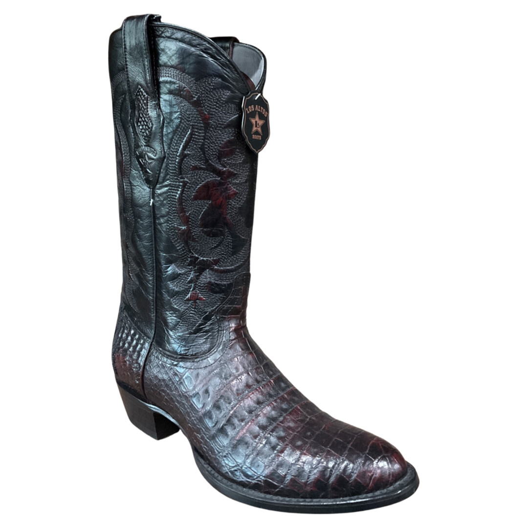 MEN’S LOS ALTOS 1658218-D ROUND TOE CAIMAN BELLY MEN’S LOS ALTOS 1658218-D ROUND TOE CAIMAN BELLY