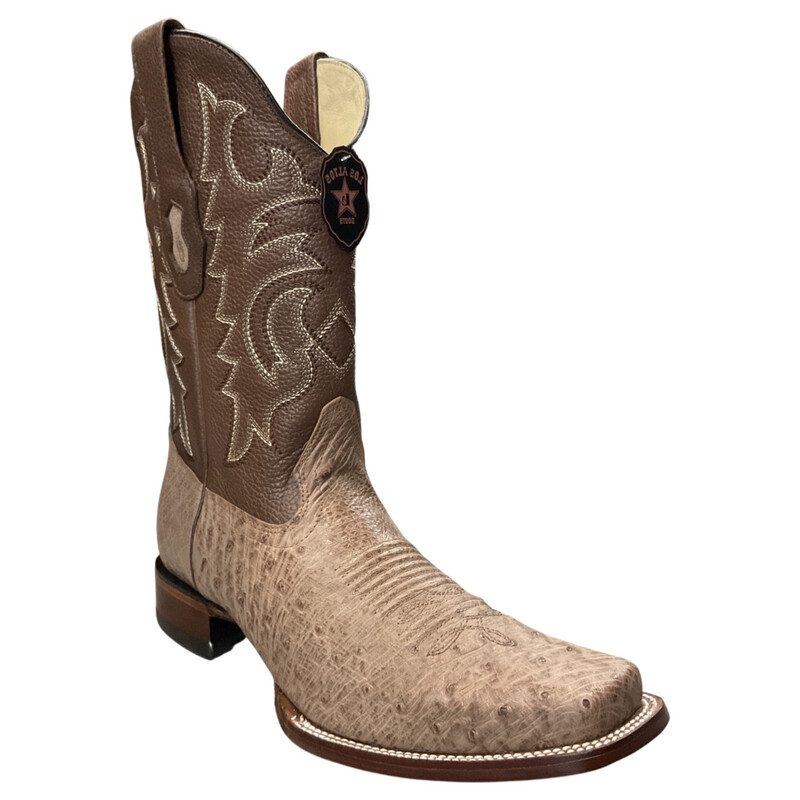 MEN’S LOS ALTOS BOOTS 8129772 RODEO SQUARE TOE , EE SMOOT OSTRICH”