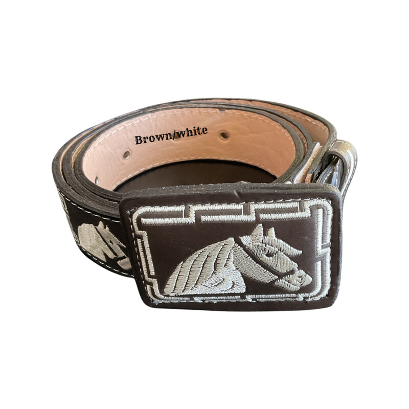 MEN’S ORONAS COWBOY BELT 1.5 INCH EMBORDERY