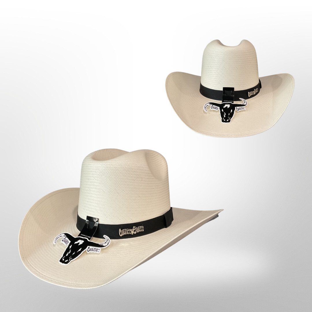 CUERNOS CHUECOS 100X QUARTER HORSE STRAW HAT