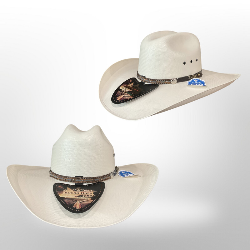 CHIHUAHUA 100X REFALDIADO CROWN: 4 1/4 BRIM:4 1/2 ROCHA HATS STRAW HATS