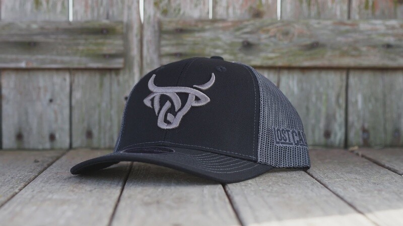 GUN METAL SNAPBACK LOST CALF