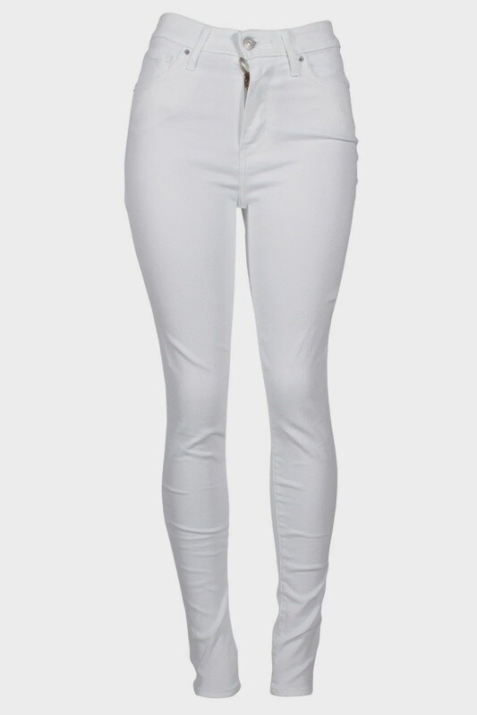 LEVI’S 721 HIGH RISE SKINNY SOFT CLEAN WHITE