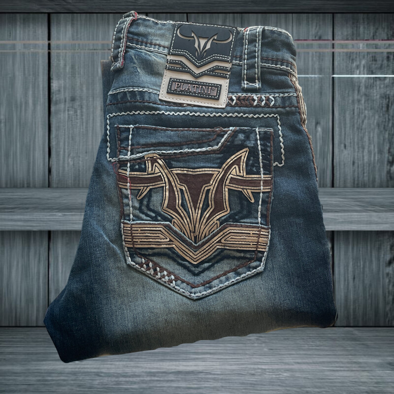 PLATINI BOOT CUT JEANS TINT BLUE PHD7739