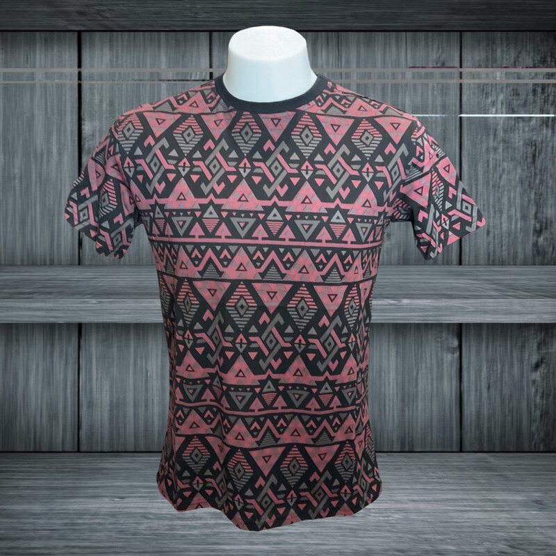 PLATINI PRINT SHIRT AZTEC BLACK AZT8760