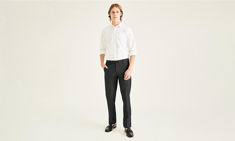 DOCKERS WORKDAY KHAKI SLIM BLACK 36272-0006