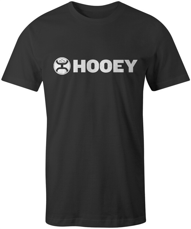 "Lock-Up" Black Crew Neck with White Lock-Up Logo  HT1407