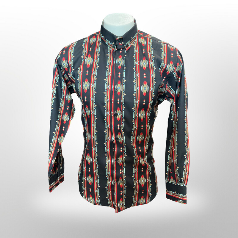 MEN’S AMERICAN WEST PRINTED AZTEC SHIRT
