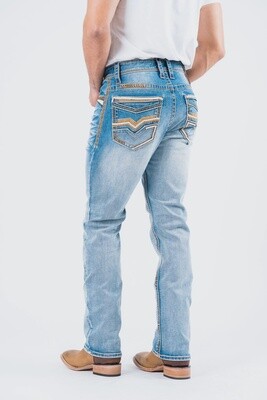 PLATINI BOOT CUT JEANS MED BLUE PHD8069