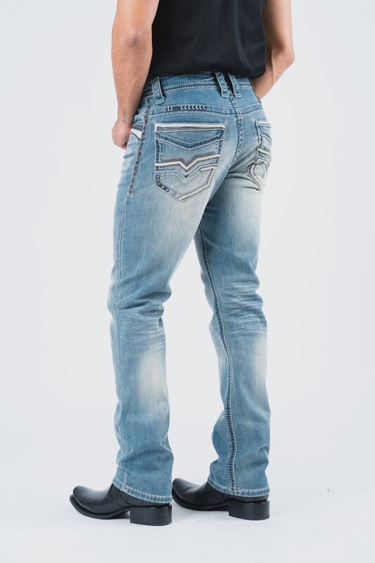 PLATINI BOOT CUT JEANS LIGHT BLUE PHD 8067