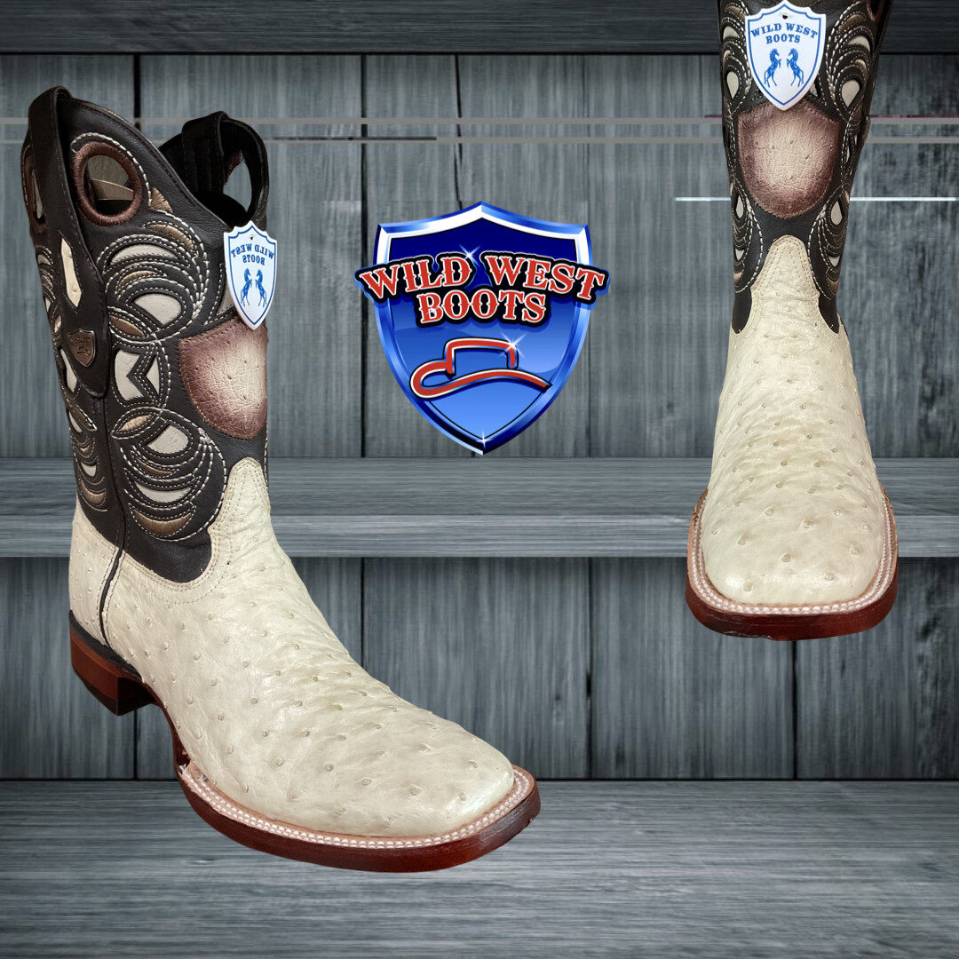 MENS WILD WEST 28240304 OSTRICH WINTER WHITE