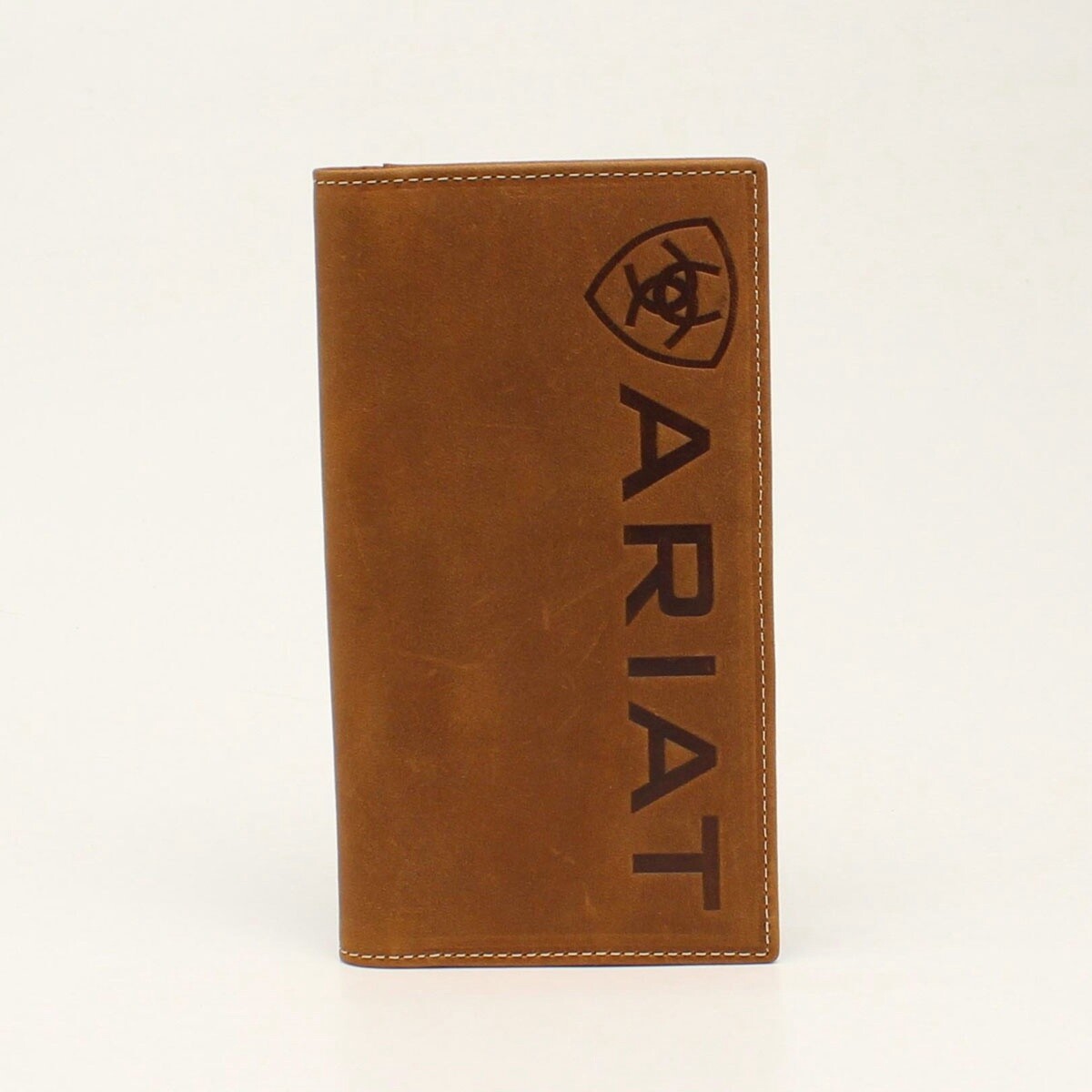 ARIAT RODEO VERTICAL DEBOSSED LARGE MEDIUM BROWN, Colour: MEDIUM BROWN