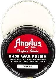 ANGELUS SHOE WAX POLISH 3 OZ, Colour: WHITE