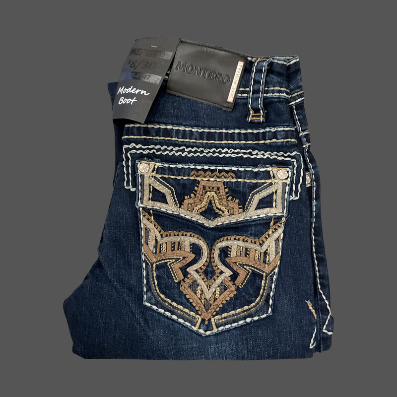 MENS MONTERO MODERN BOOT JEANS MT-4616