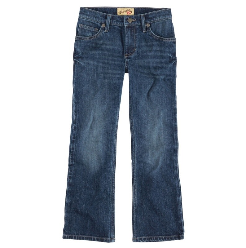 112323585 - Wrangler® 20X® No. 42 Vintage Boot Jean - Boys - Gunmetal