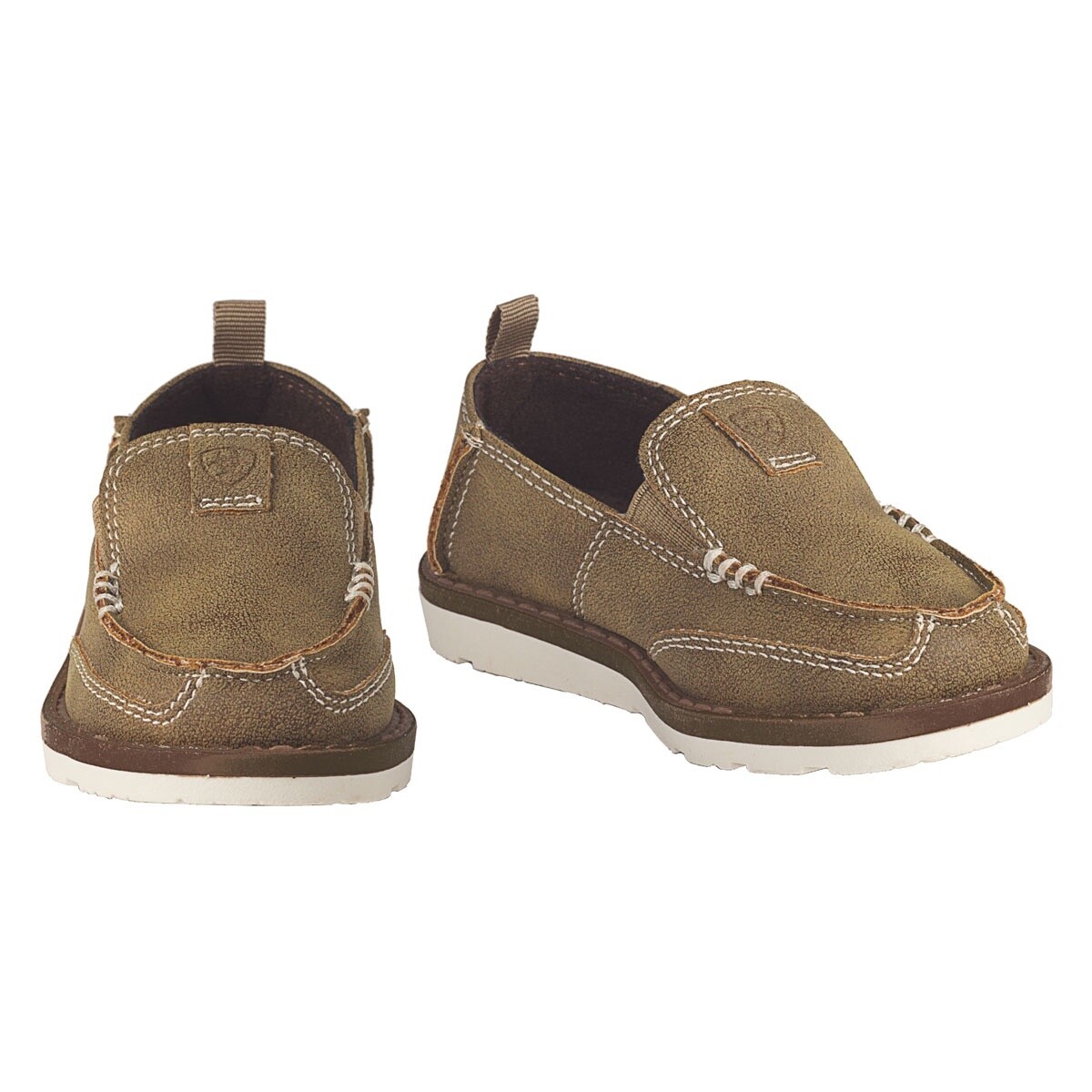 A443001408 ARIAT BOYS CRUISER ELLIOT CASUALS TAN, Colour: TAN, Size: 4
