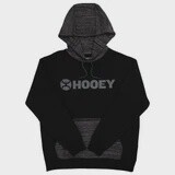 HH1191BK MENS HOOEY LOCK-UP" BLACK HOODY W/GREY LOGO, Size: S