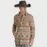 RRMO92R08K ROCK AND ROLL DENIM MENS AZTEC SHIRT JACKET TAN, Colour: TAN, Size: XS