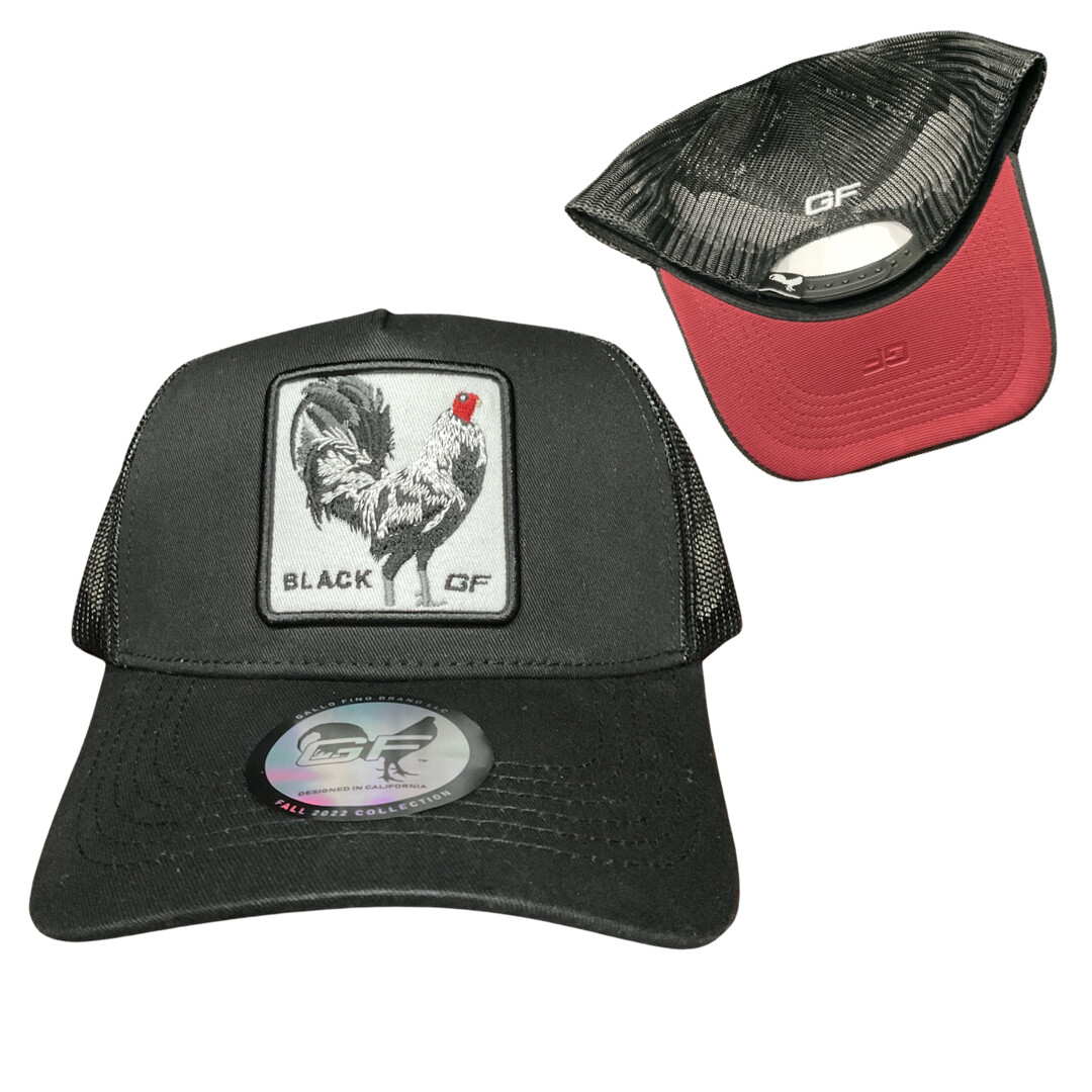 GALLO FINO BRAND GREY GALLO BLACK GF CAP 0004, STYLE: SNAPBACK